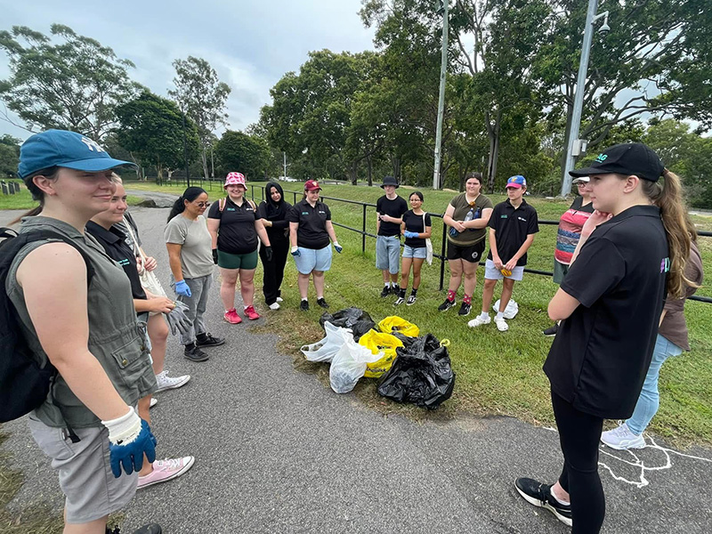 LYAG volunteering at Clean Up Australia Day 2024