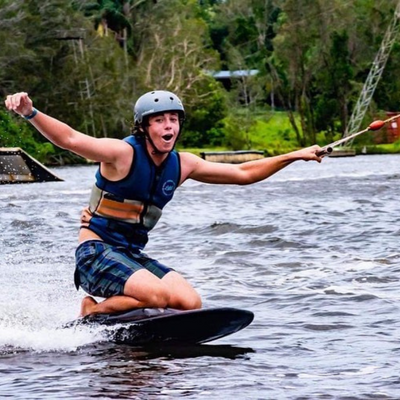 learning to kneeboard